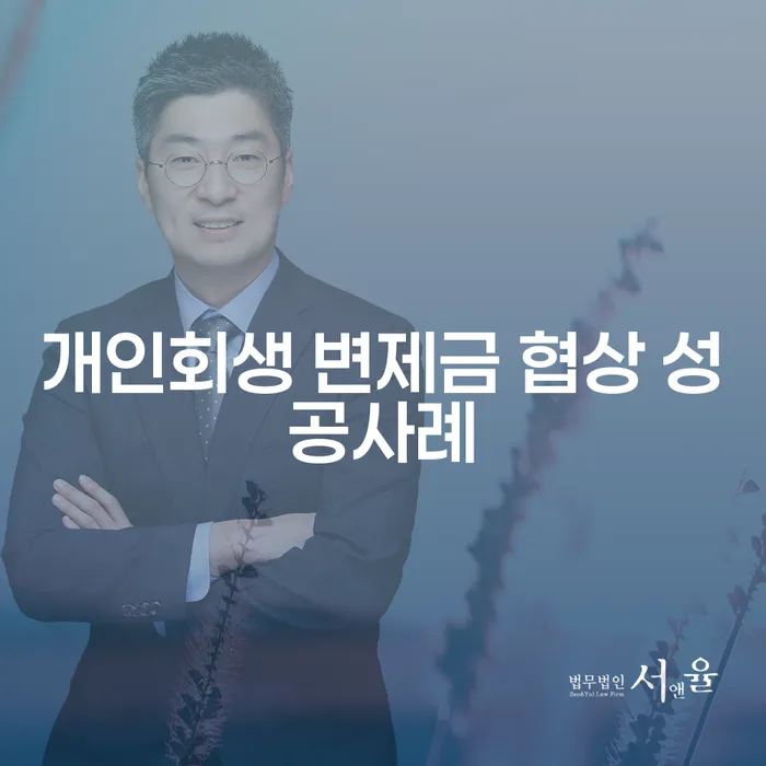개인회생 변제금 협상 성공사례: 어떻게 가능할까요?