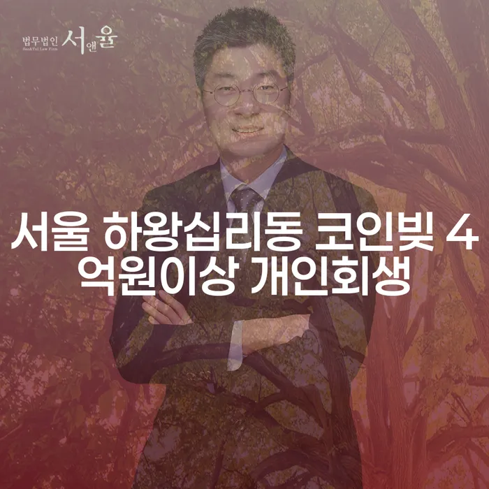 서울 하왕십리동에서 코인빚 4억원 이상의 개인회생, 대구파산과의 차이점은?